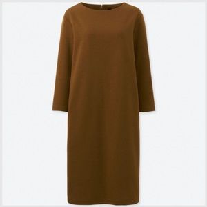 Uniqlo 3/4 sleeve shift dress